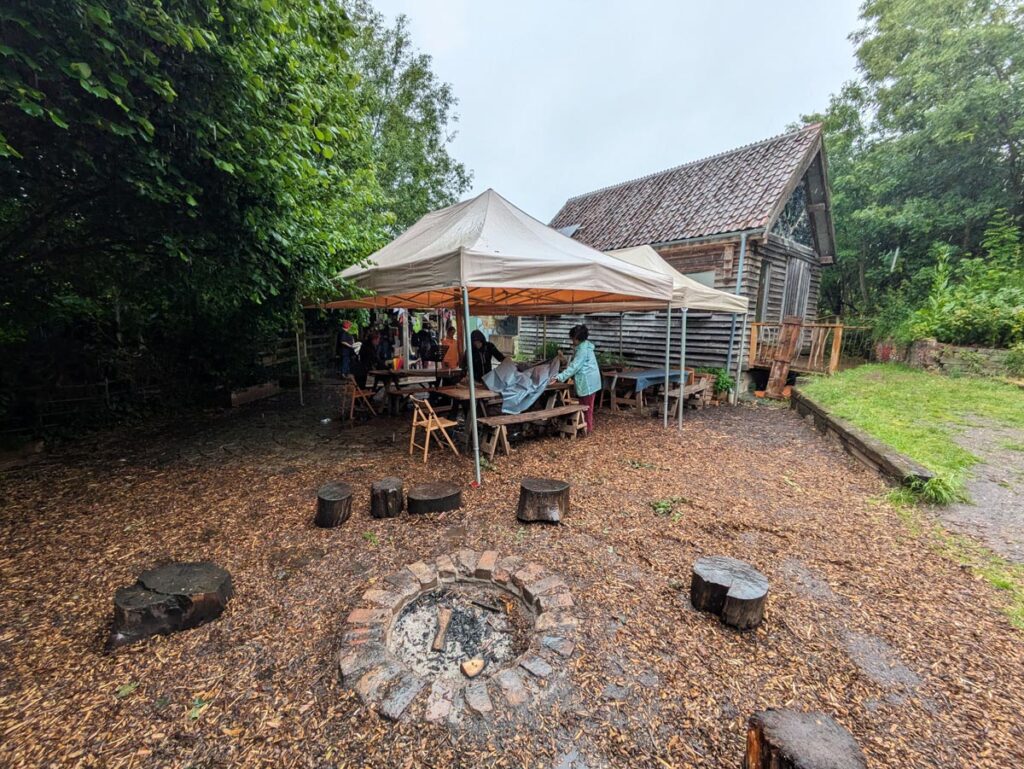 The gazebo at Stirring the Pot event